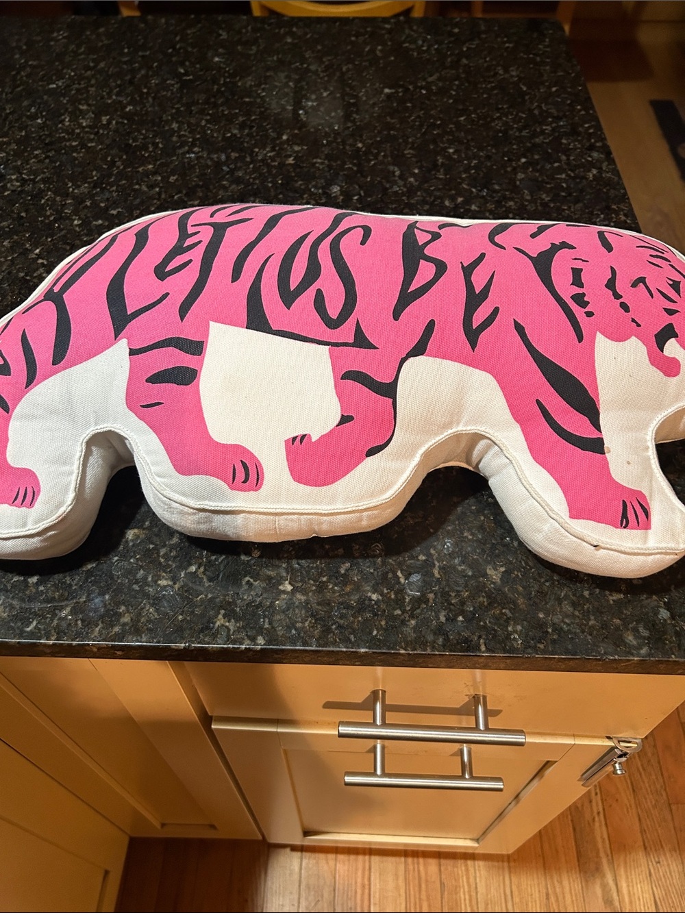 IKEA pink tiger pillow